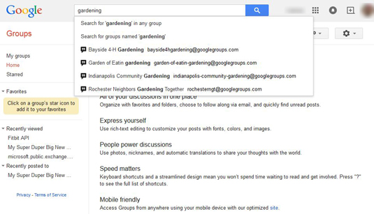 How to use the NEW Google Groups 