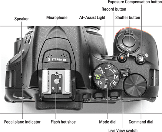 Controls on Your Nikon D5500 Camera - dummies