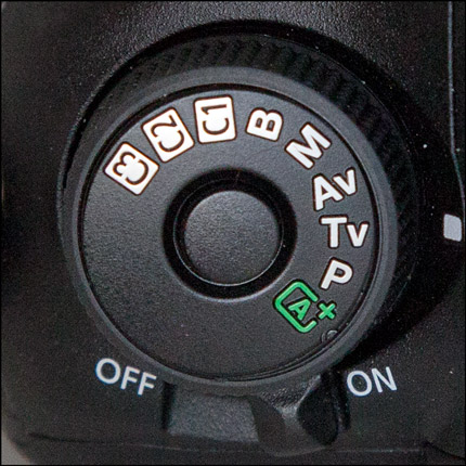Rotate the Mode dial to Tv.