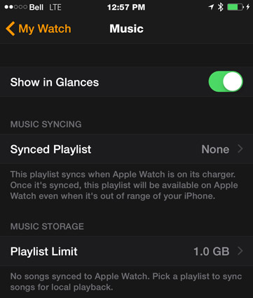 How much music can be stored on an apple watch Apple Watch Includes 8 Gb Of Storage Allows 2 Gb Of Music And 75 Mb Of Photos 9to5mac