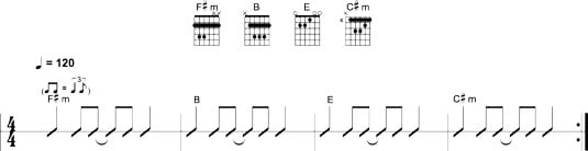 Eighth-note shuffle 3.