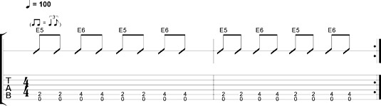 Eighth-note shuffle 4.