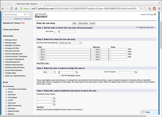 what is case assignment rules in salesforce