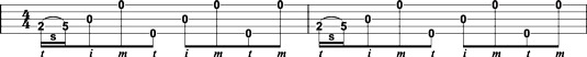Playing fourth‐string slides with the forward roll.