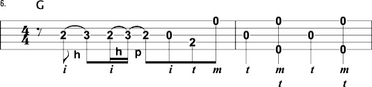 Fill‐in lick 6