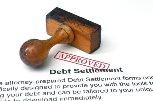 an approved debt settlement agreement.