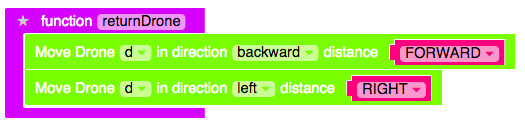 Your code must tell your drone what it can do.