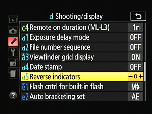 You can reverse the meter orientation.