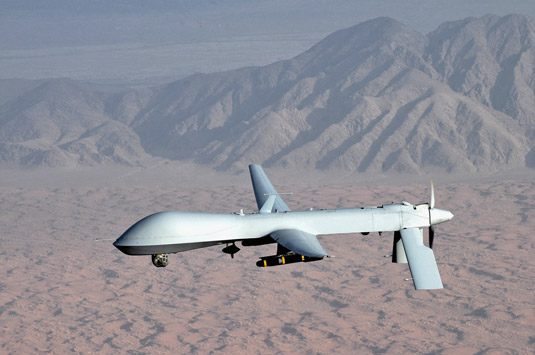 The USAF’s Predator drone. [Credit: Source: U.S. Air Force photo/Lt Col Leslie Pratt]