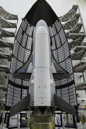 The Classified Boeing X-37B, Orbital Test Vehicle. [Credit: Source: US Air Force]