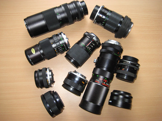 Lenses small and large serve a number of purposes. [Credit: Source: mecookie/Creative Commons]