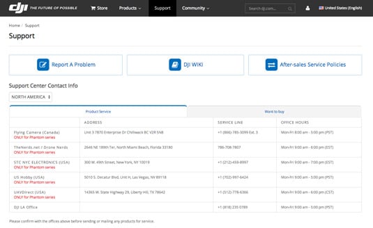 The DJI support directory. [Credit: Courtesy of Tucker Krajewski]