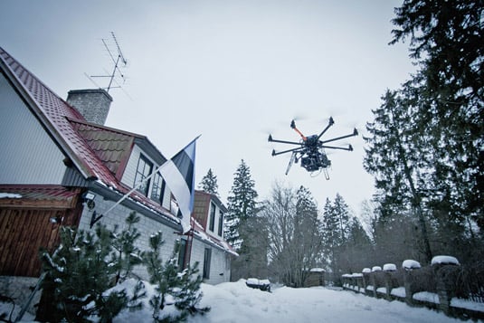 Great action shots taken by drones. [Credit: Source: Ville Hyvönen/Creative Commons]