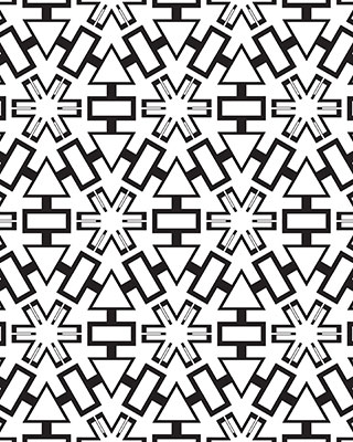 Geometric patterns can offer a great opportunity to be creative in your coloring.