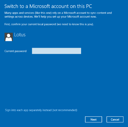 register windows 10 with microsoft account