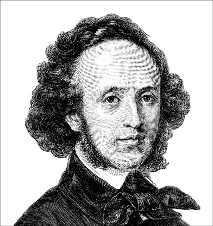 Felix Mendelssohn, the man who rediscovered Bach. [Credit: <i>Source: Creative Commons</i>]