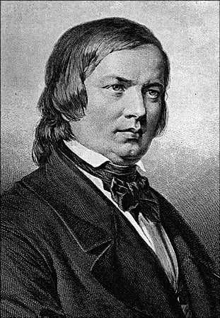 Robert Schumann, one of the foremost German Romantic composers. [Credit: <i>Source: Creative Common