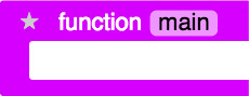 Type <b>main</b> to create a <span class="code">main</span> function.