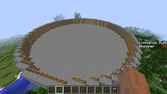 Minecraft Modding How To Create A Basic Arena With A Fence For Monster Arena Dummies