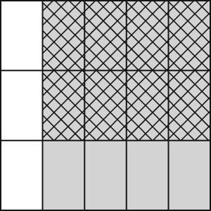 Finding two-thirds of four-fifths.