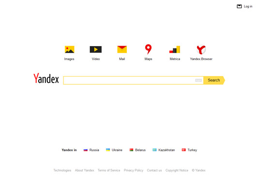 Yandex rules in Russian search engines.