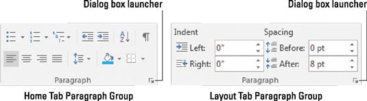 Paragraph groups.