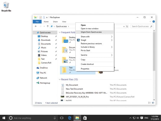 how to create folders in windows 10 start menu