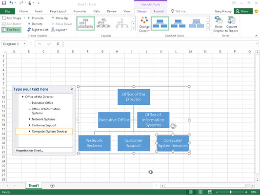 Org Chart In Excel 2016