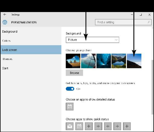 How to Change the Windows 10 Desktop Background and Lock Screen Picture ...