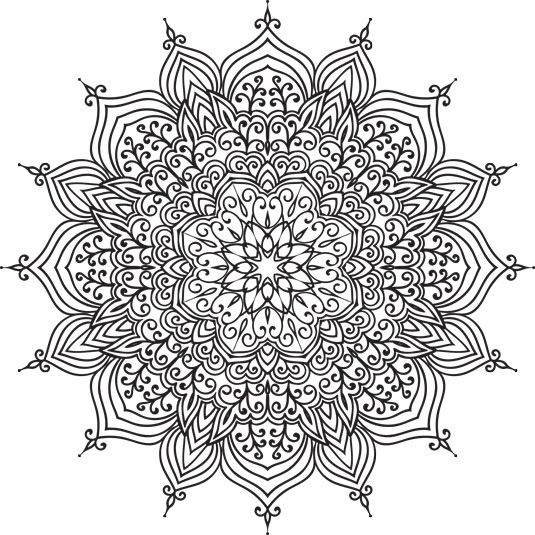 This mandala might remind you of Russian church tops.