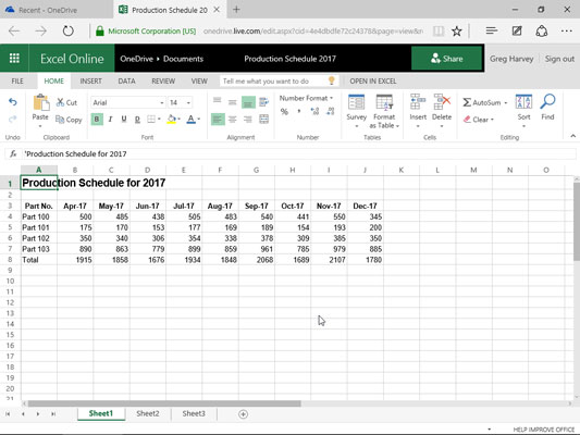 Use Excel Online for Free by OffiDocs for office