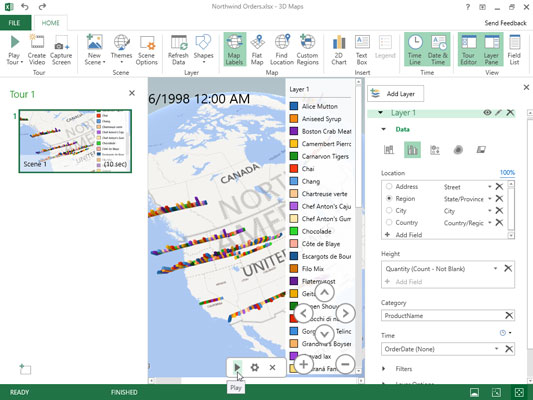 Map Chart In Excel 2016