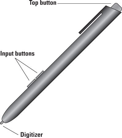 A typical tablet PC stylus.