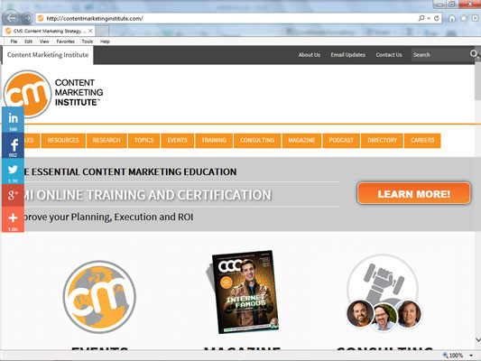 Content Marketing Institute.