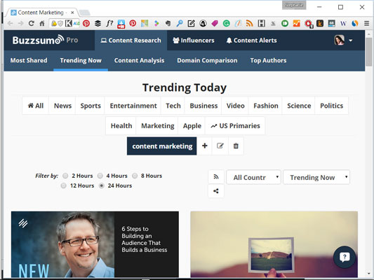 <a href="https://app.buzzsumo.com/trending">BuzzSumo Trends</a>