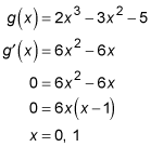 Finding a function's critical numbers.