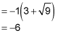 The solution for the limit of a function with a fraction. 