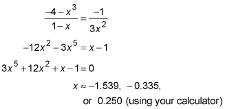 Use the slope equation to find the points of normalcy for a function.