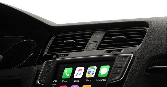 Using CarPlay gives you a seamless hands-free experience. [Credit: Image courtesy of Apple.com]