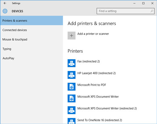 How Add a Network Printer Windows 10 - dummies