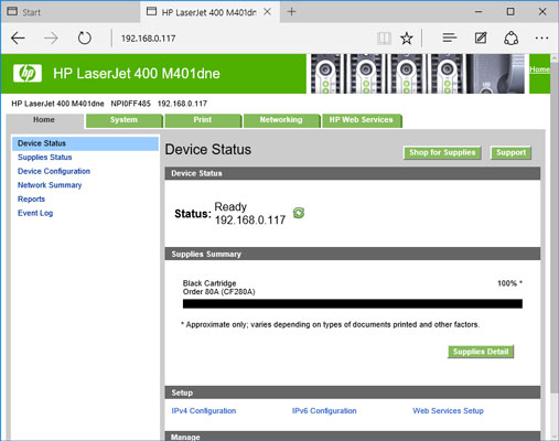 How to Access a Network Printer Using Web Interface dummies