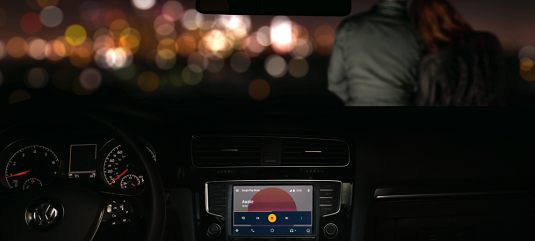 Android Auto gives you a hands-free option for operating your smartphone while driving. [Credit: Im