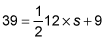 Replace the values you know in the surface area formula for a pyramid.