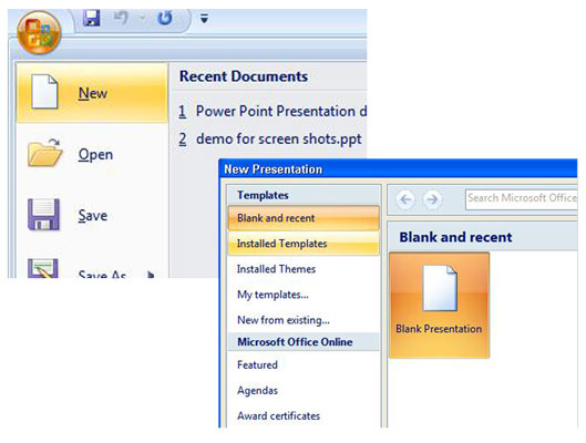 how to make presentation in powerpoint 2007