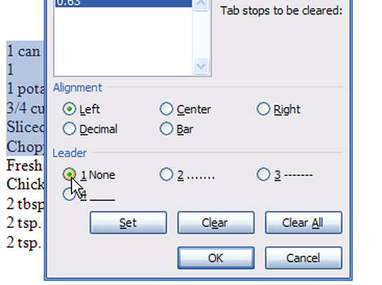 font dialog box launcher