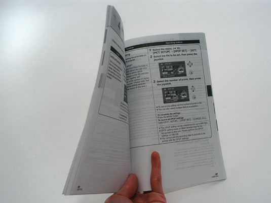 Check your camera’s documentation, such as the manual.
