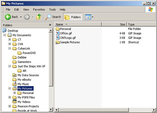 dov'è la directory dei preferiti in Windows xp