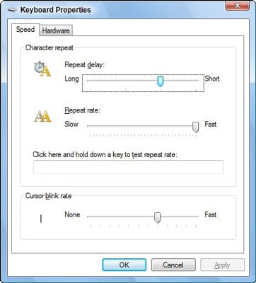 Spruit Philadelphia Huisdieren Change Keyboard Settings on Your PC - dummies