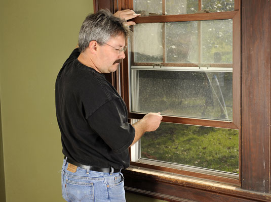 Before you begin sanding, open the windows and get anyone not wearing protection out of the house.