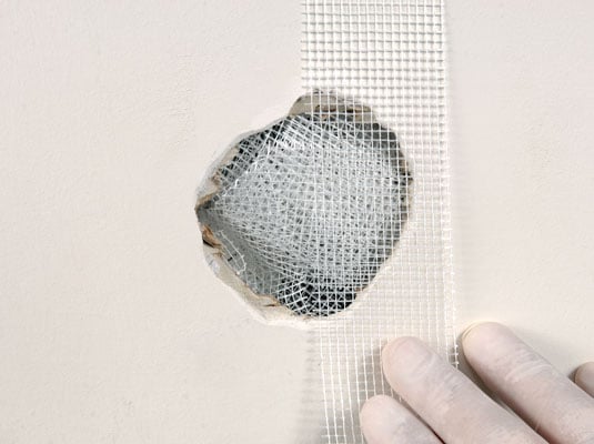 How To Fix Small Holes In Drywall With A Patch Dummies